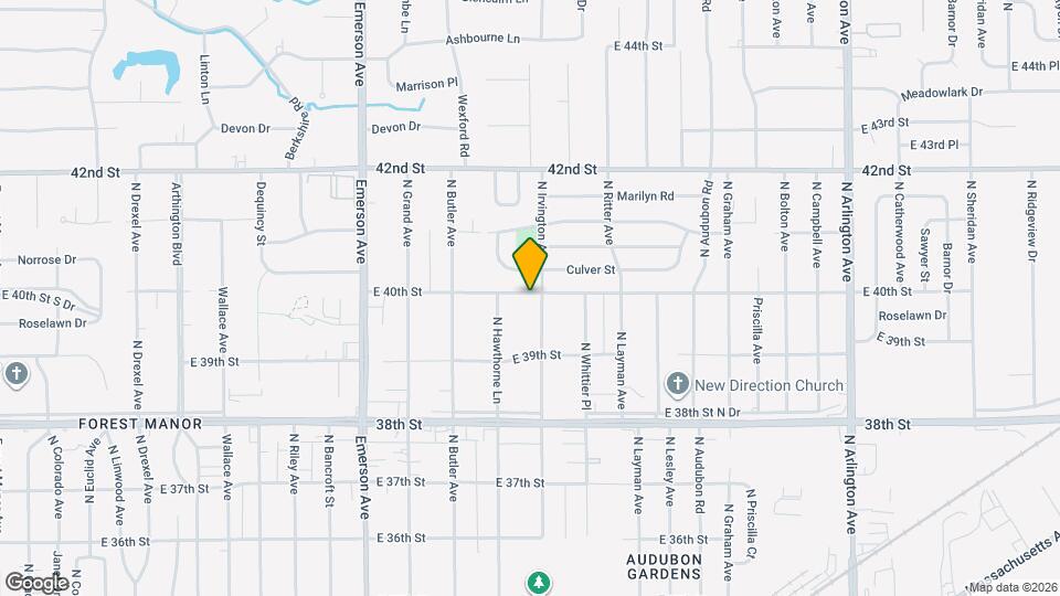 3950 N Irvington Ave Mapa y Detalles de la Ubicación