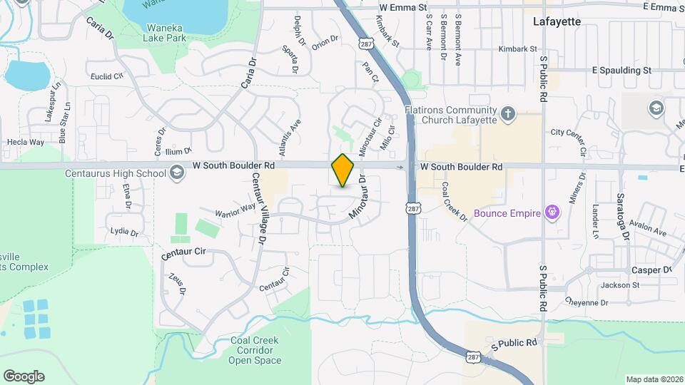 1029 Delta Dr Map and Location Details