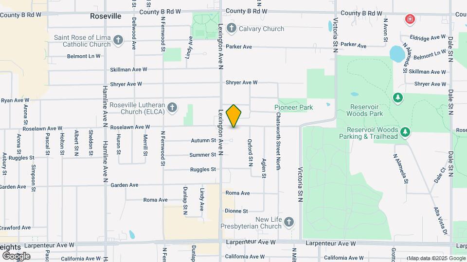 Roselawn Village Apartments Map and Location Details
