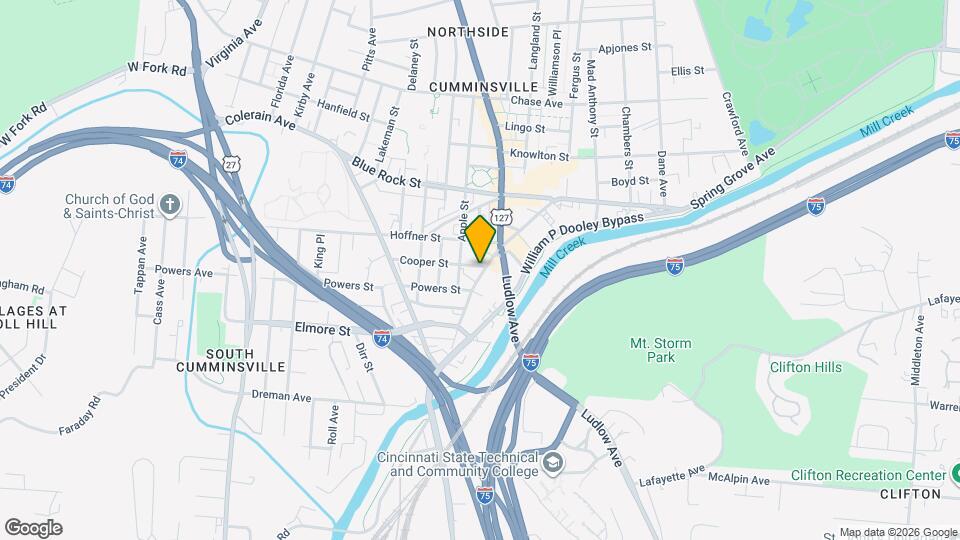 3925 Spring Grove Ave Map and Location Details