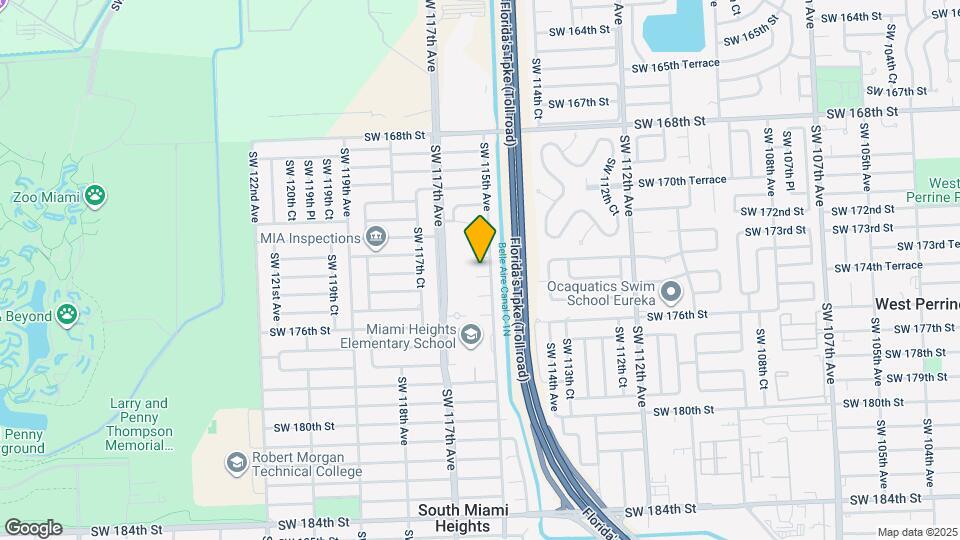 11509 SW 174th St Map and Location Details