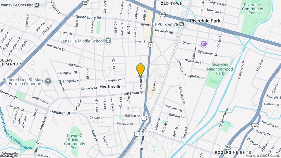 5603 44th Ave Mapa y Detalles de la Ubicación