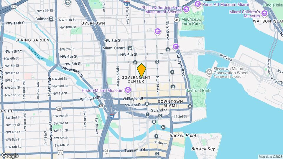 40 NW 3rd St Map and Location Details