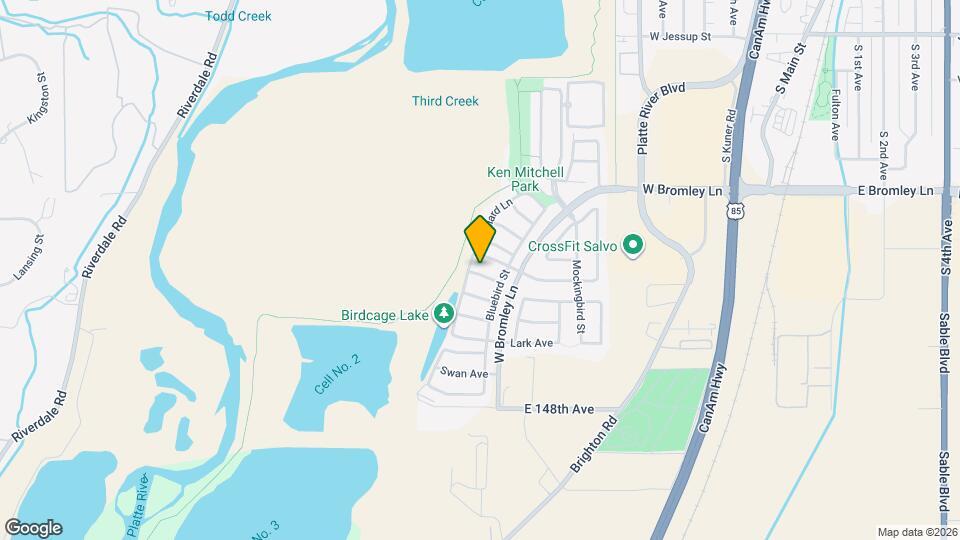 1381 Kingfisher Ave Map and Location Details