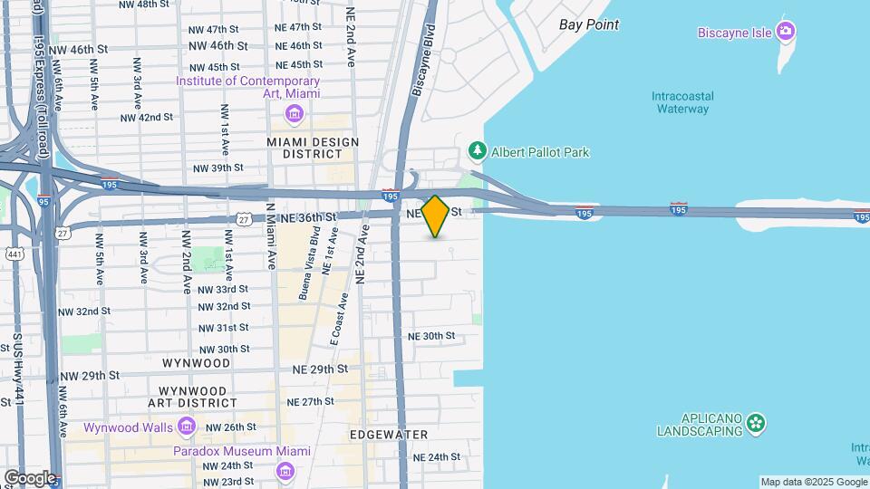 448 NE 35th St, Unit A7 Mapa y Detalles de la Ubicación