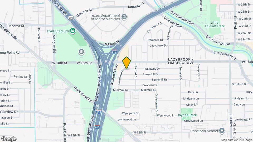 2626 Willowby Dr Map and Location Details