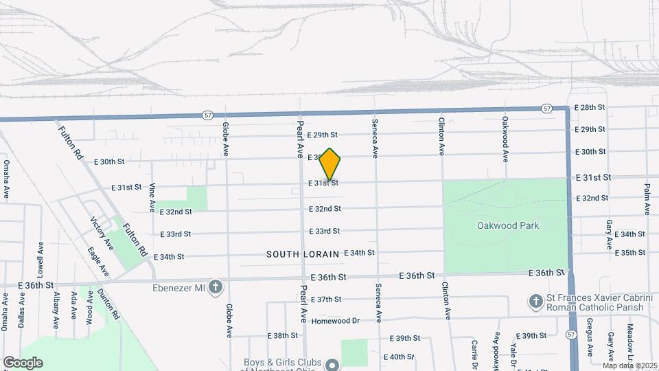1834 E 31st St Map and Location Details