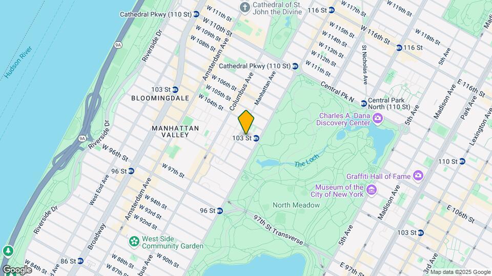 14 W 103rd St Map and Location Details