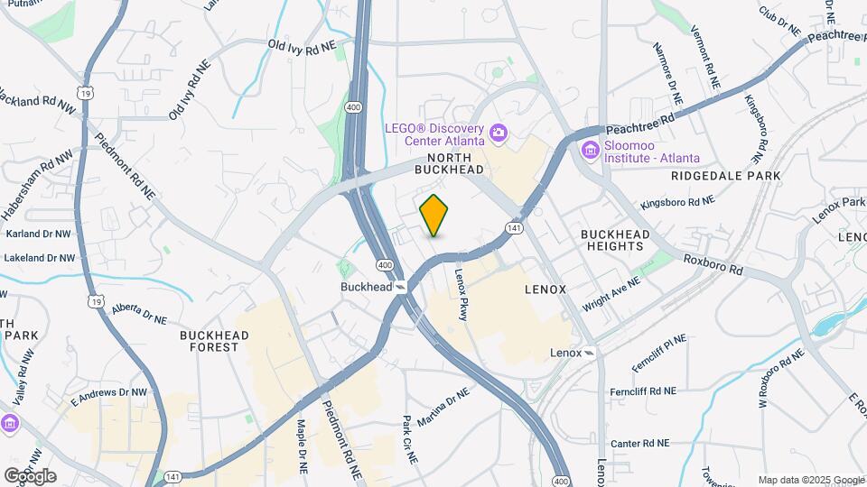 Cyan On Peachtree Map and Location Details