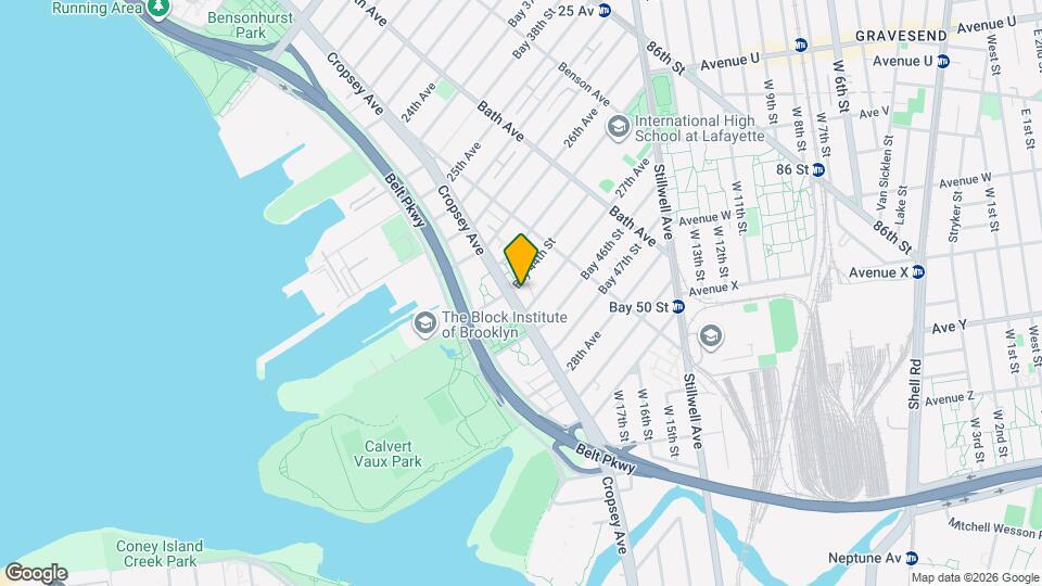 2655 Cropsey Ave, Unit 3 Map and Location Details