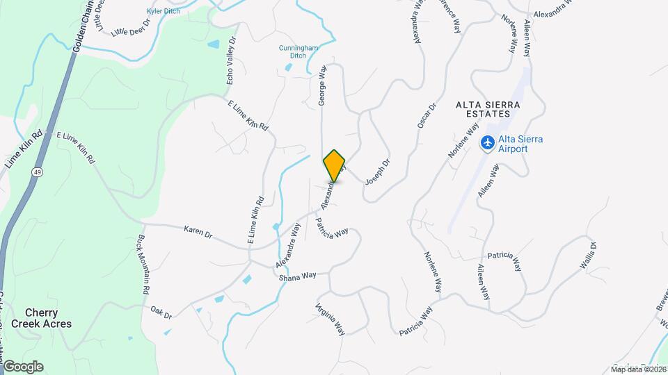 16407 Alexandra Way Map and Location Details