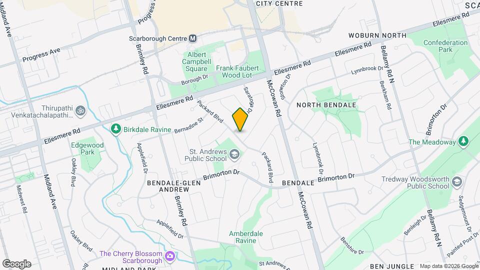 63 Packard Blvd Map and Location Details