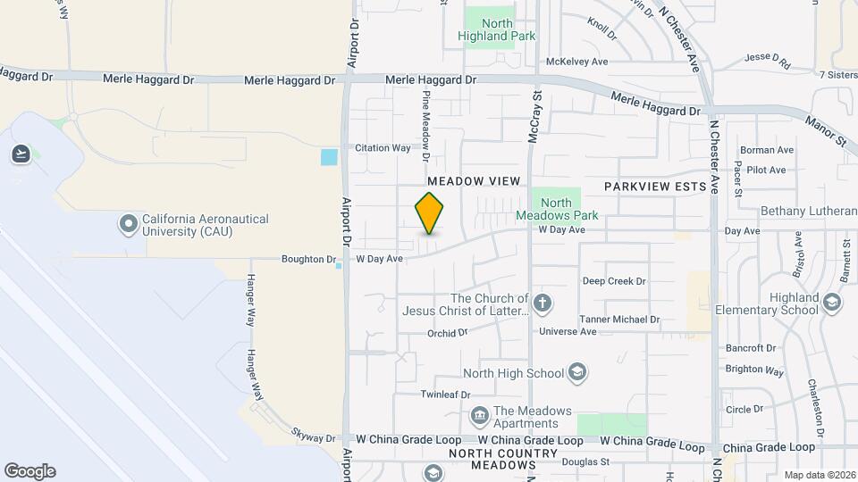 636 W Day Ave Map and Location Details