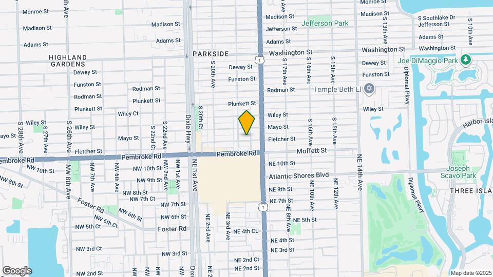 1841 Fletcher St Map and Location Details