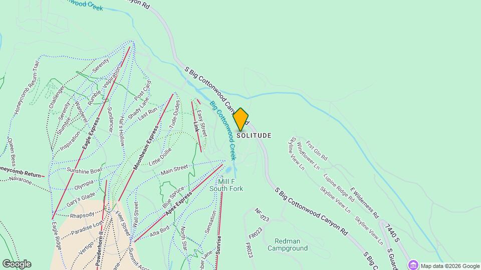 12082 E Big Cottonwood Cyn Rd Mapa y Detalles de la Ubicación