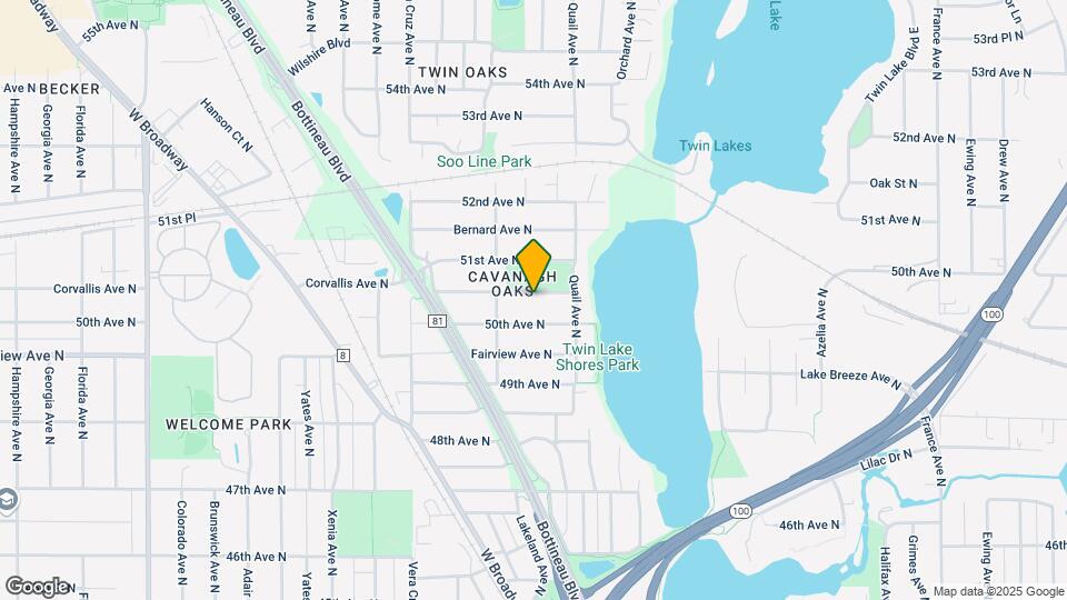 5107 Corvallis Ave N Map and Location Details