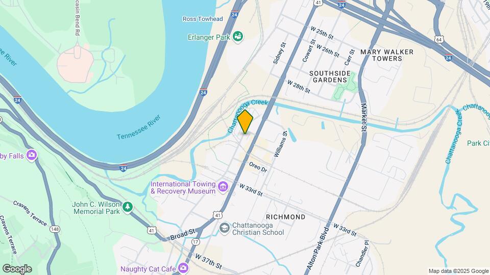 3125 Riverwalk Parkway Map and Location Details