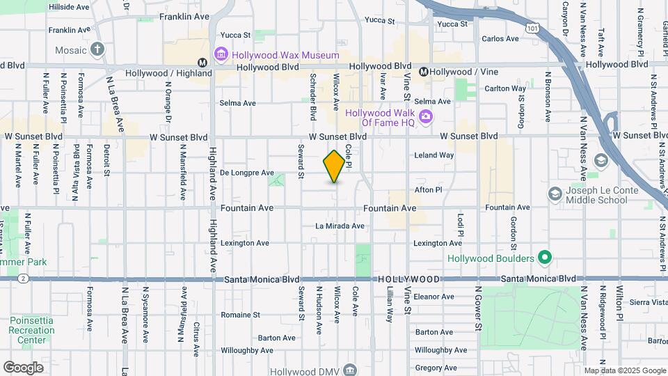 6521-6521 1/2 Homewood Ave Map and Location Details