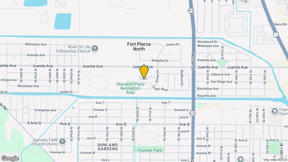 3104 Tropic Blvd Map and Location Details