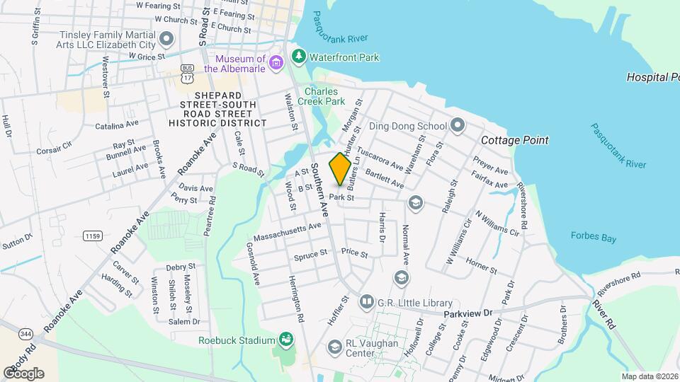 1034 Hunter St Map and Location Details