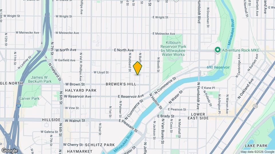 2035-2037 N Buffum St Map and Location Details