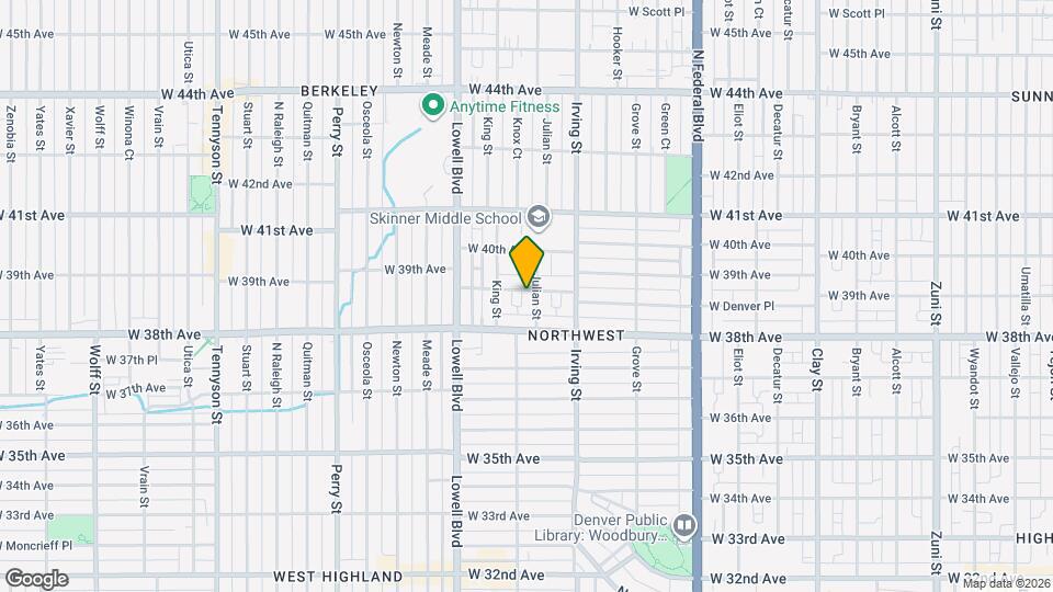 3855 Julian St Mapa y Detalles de la Ubicación