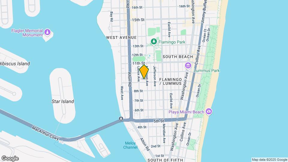 South Beach Apartments Map and Location Details