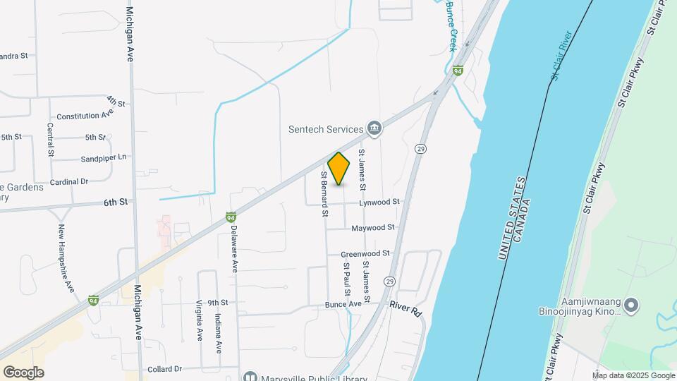 584 St Paul St Map and Location Details