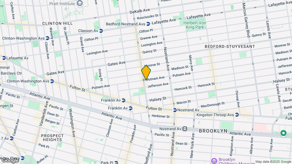 1171 Bedford Ave Map and Location Details