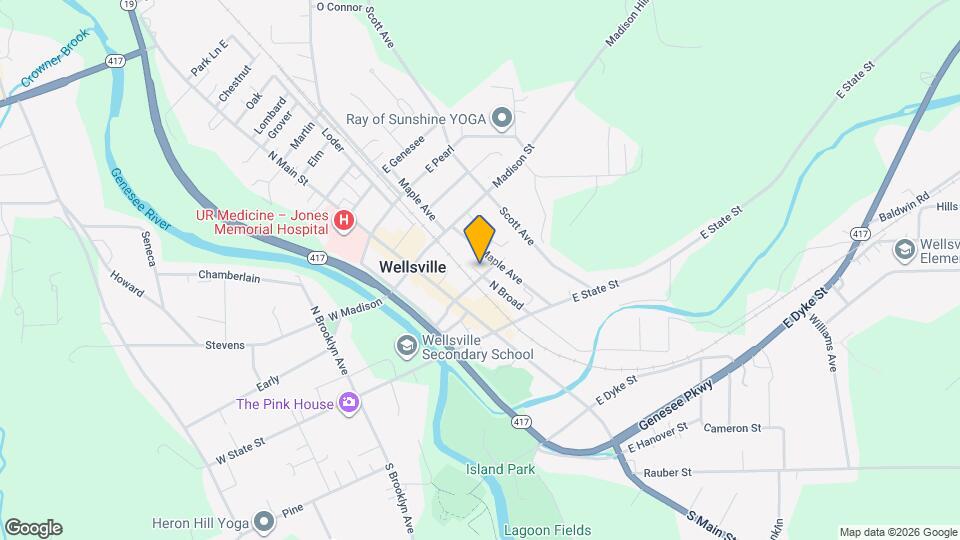 45 E Fassett St Apartments and Nearby Wellsville Apartments For Rent