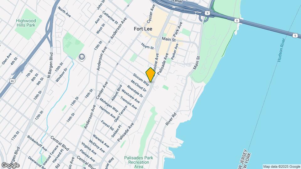 709 Lemoine Ave, Unit 709 Map and Location Details