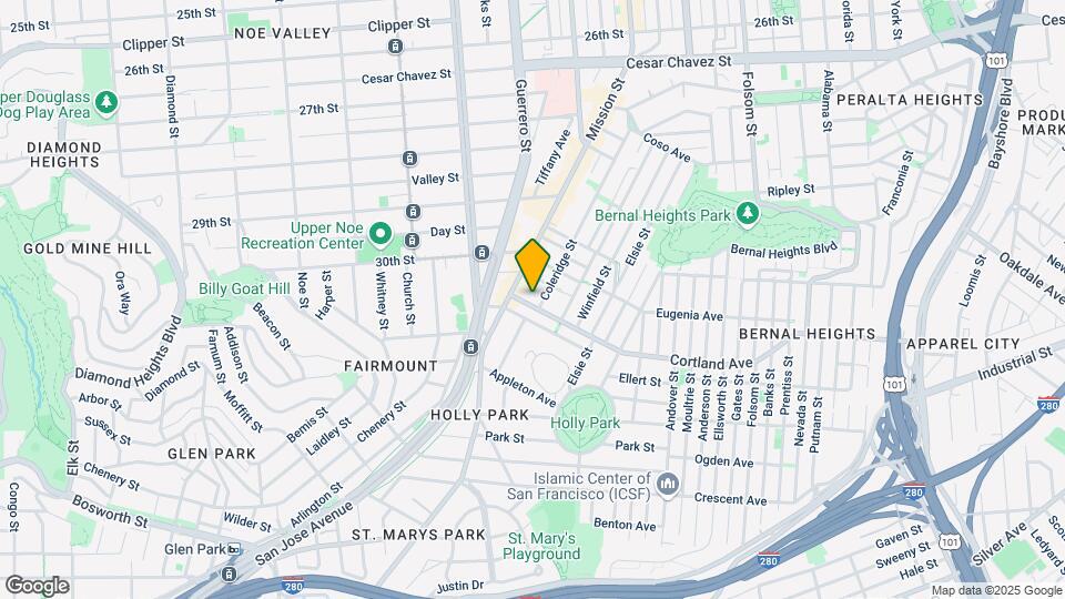 31-33 Cortland Ave Map and Location Details
