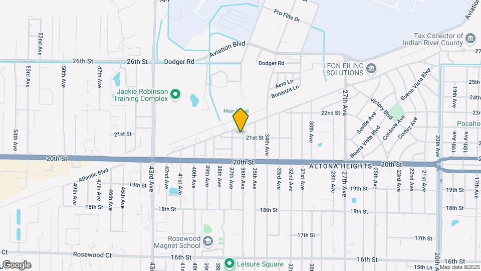 3602 21st St Map and Location Details