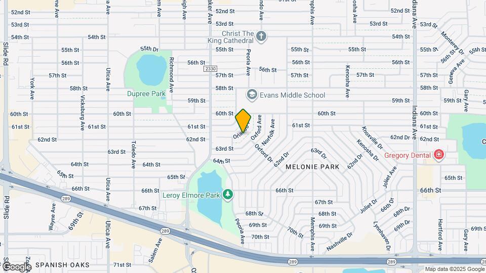 6019 Orlando Ave Map and Location Details