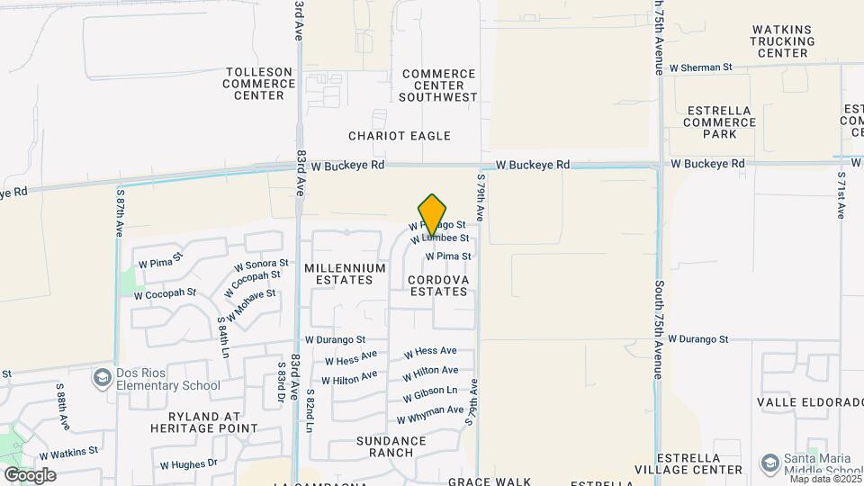 8005 W Lumbee St Map and Location Details