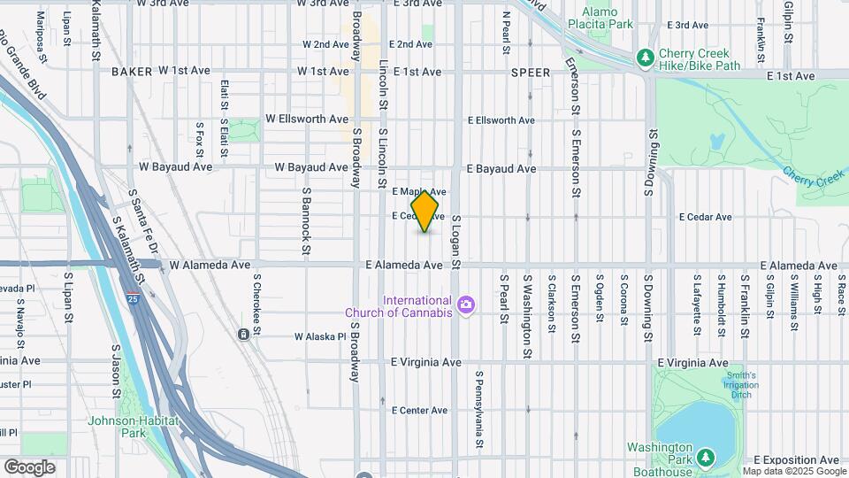 245 South Grant St, Unit 1 Mapa y Detalles de la Ubicación