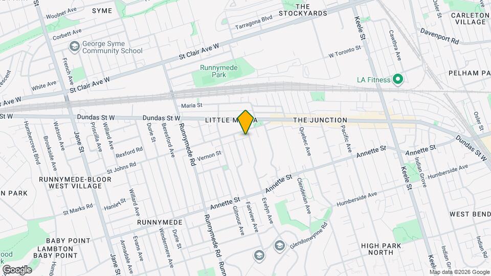 302 Evelyn Ave Map and Location Details