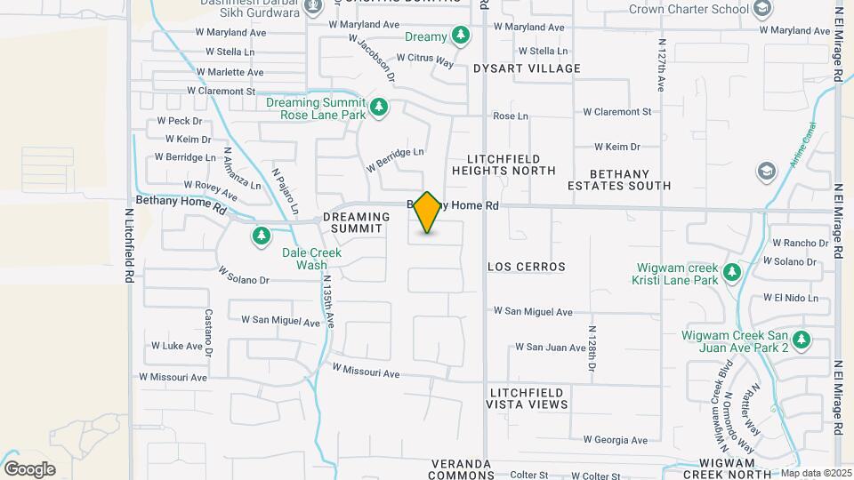 13214 W Rancho Dr Map and Location Details