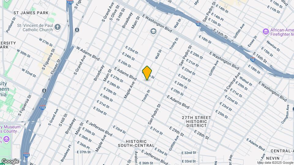 445 E Adams St Mapa y Detalles de la Ubicación