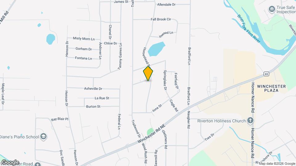 6111 Homestead Rd Map and Location Details