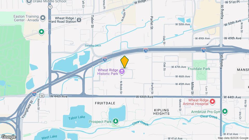 11340 W 46th Pl Mapa y Detalles de la Ubicación