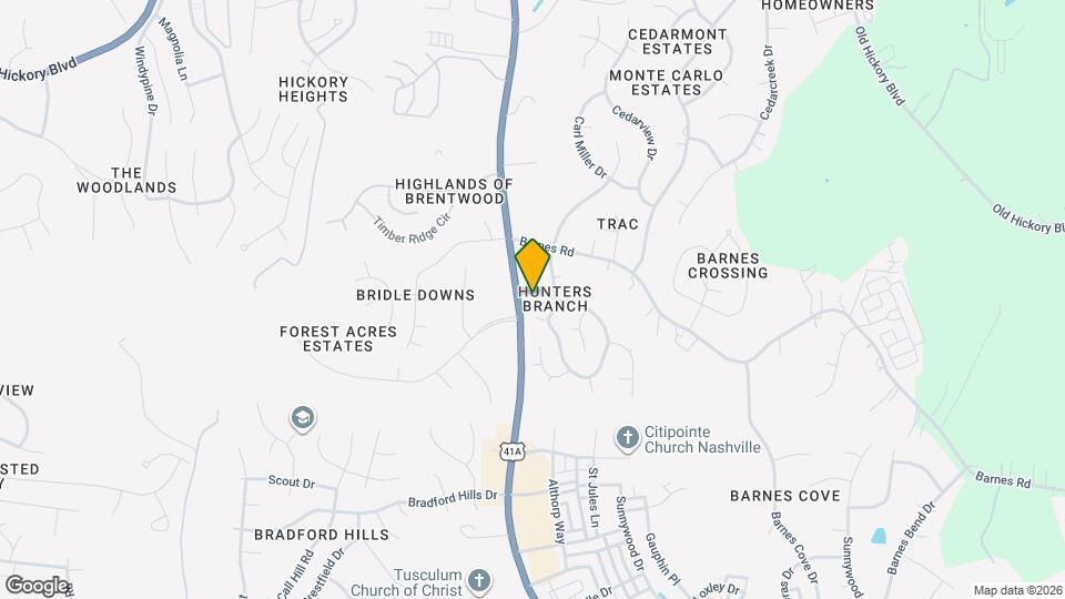 1709 Hunters Branch Rd Map and Location Details