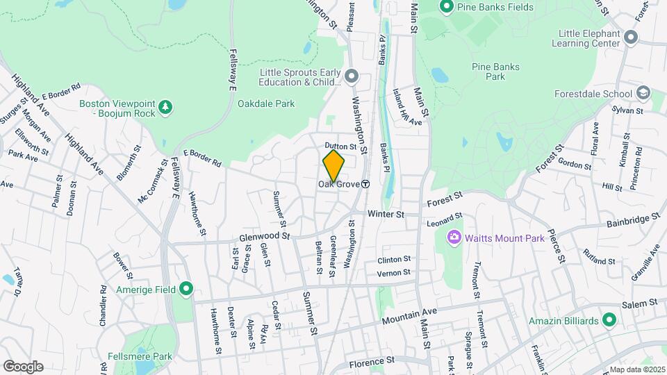 72 Wyoming Ave, Unit #1 Mapa y Detalles de la Ubicación