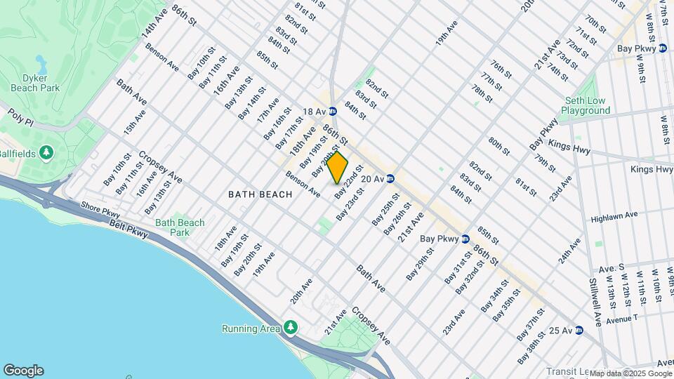 78 Bay 22nd St Mapa y Detalles de la Ubicación