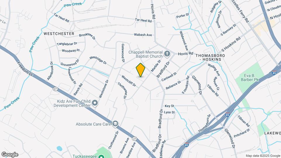 1100 Marble St Map and Location Details