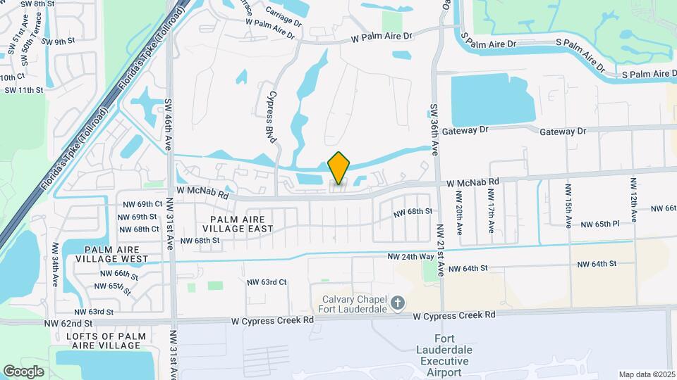 4045 W McNab Rd-Unit -G102 Map and Location Details