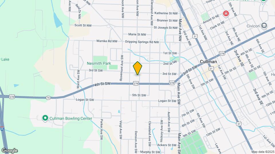 301 Denson Ave SW Map and Location Details