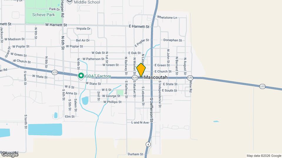 120 E Main St Map and Location Details