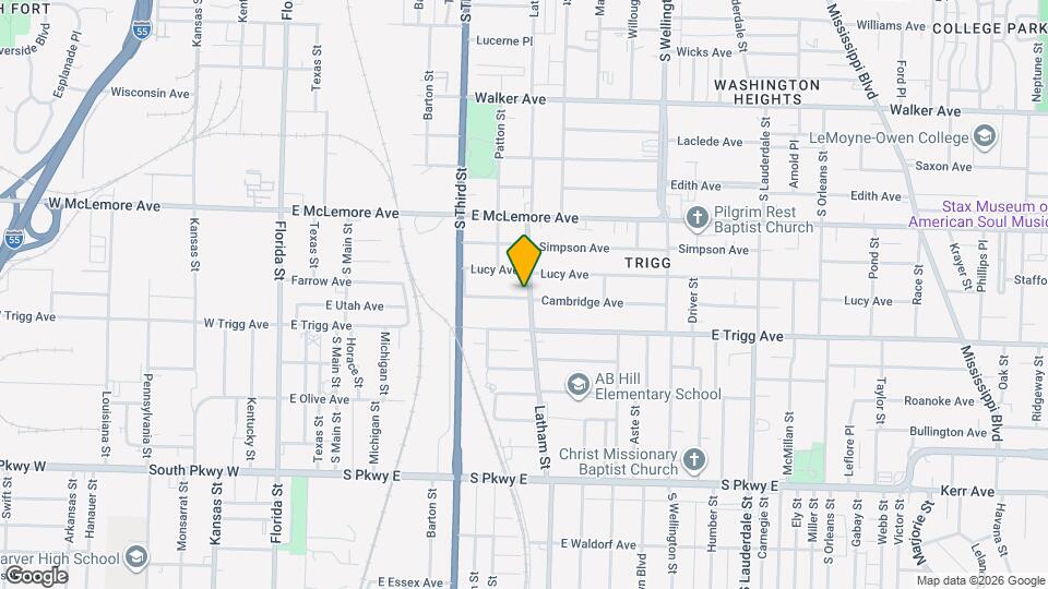 1235 Latham St Map and Location Details
