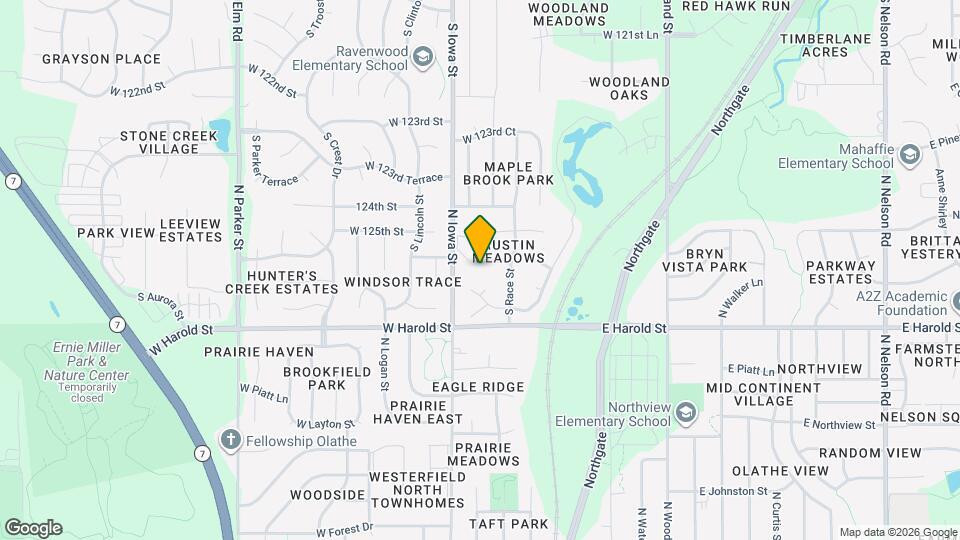 20621 W 125th Ct Map and Location Details